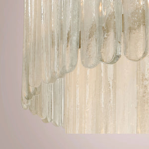 Lunara Tiered Glass Round Chandelier
