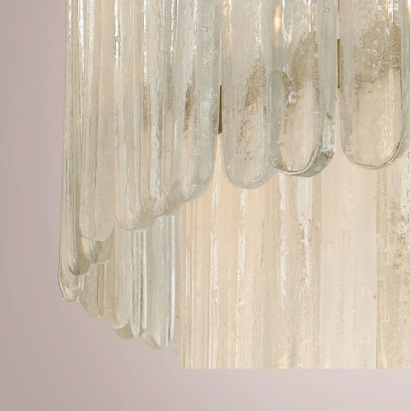 Lunara Tiered Glass Round Chandelier