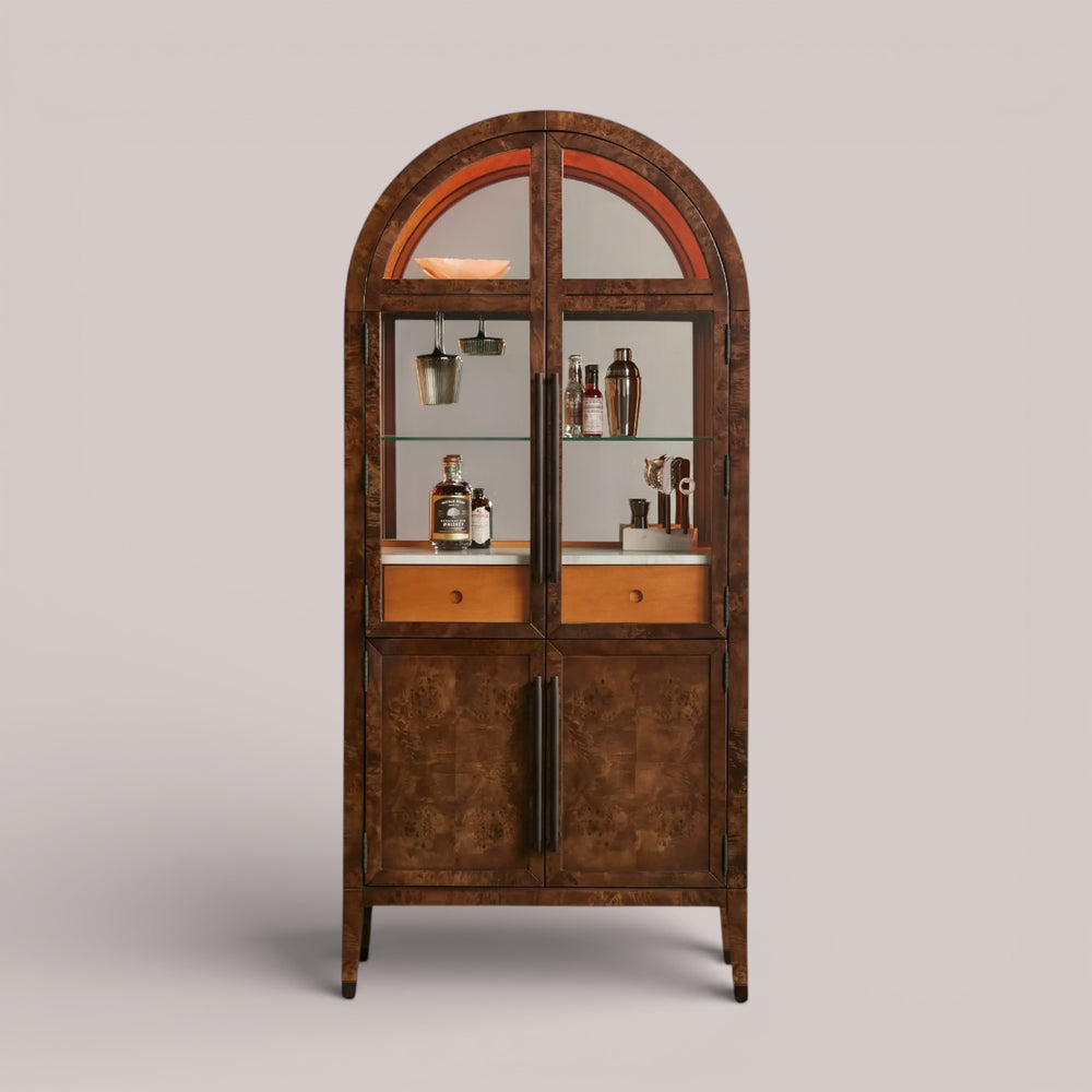 Hettie Burl Bar Cabinet