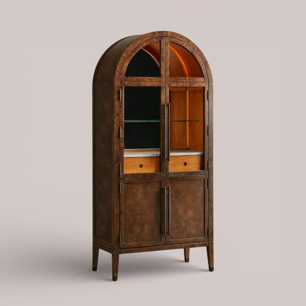Hettie Burl Bar Cabinet