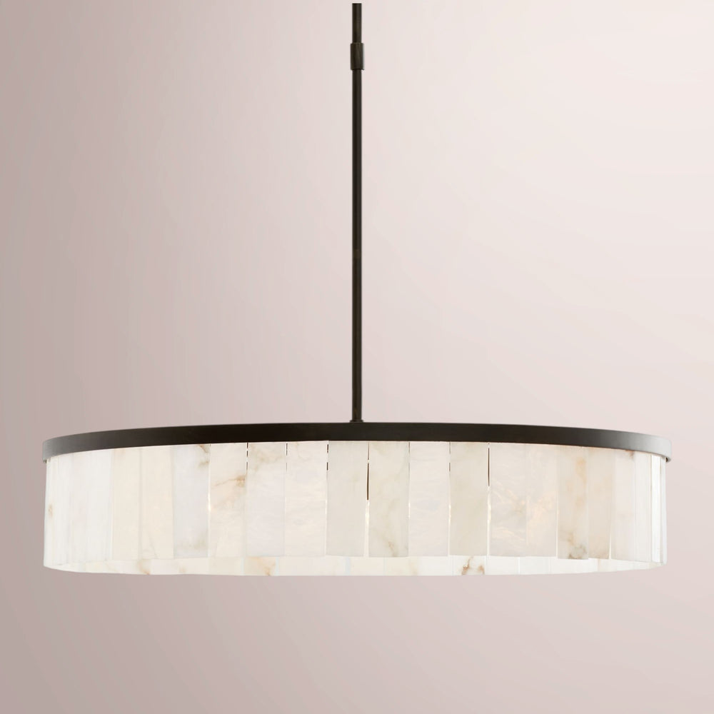 Wendham Alabaster Tile Round Chandelier