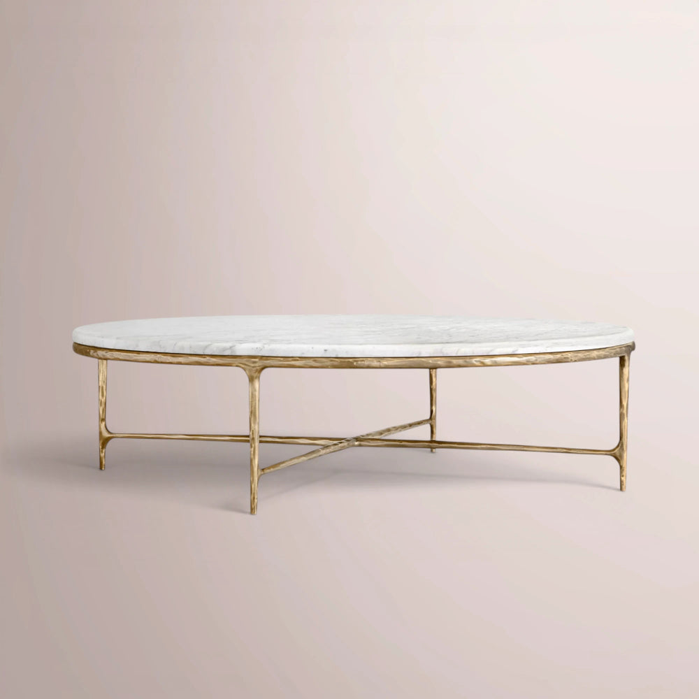 Calix Series Marble Round Coffee Table