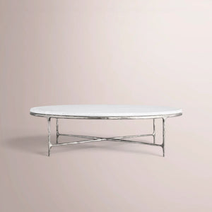 Calix Series Marble Round Coffee Table