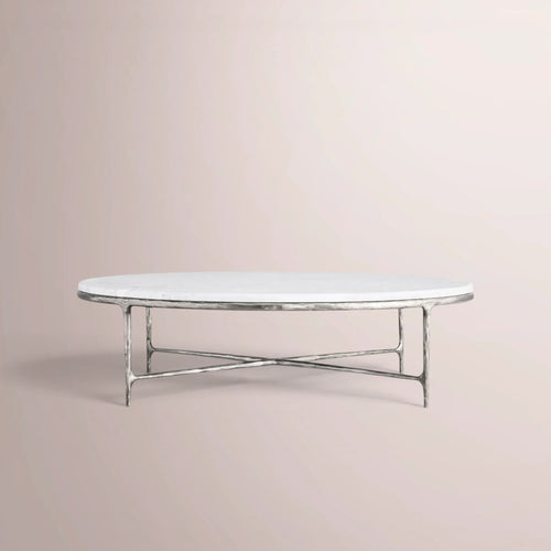 Calix Series Marble Round Coffee Table