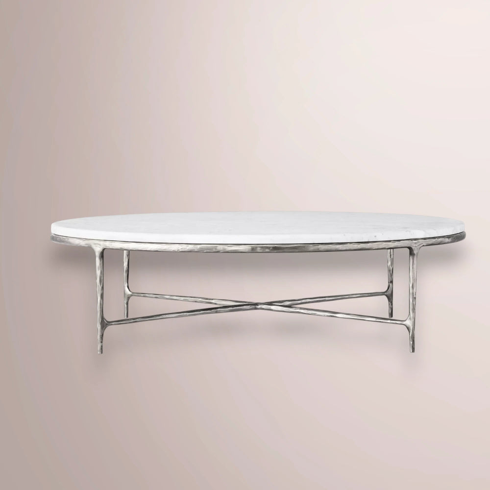 Calix Series Marble Round Coffee Table