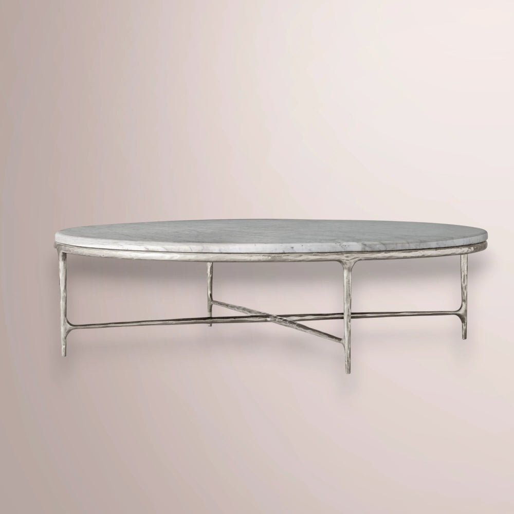 Calix Series Marble Round Coffee Table