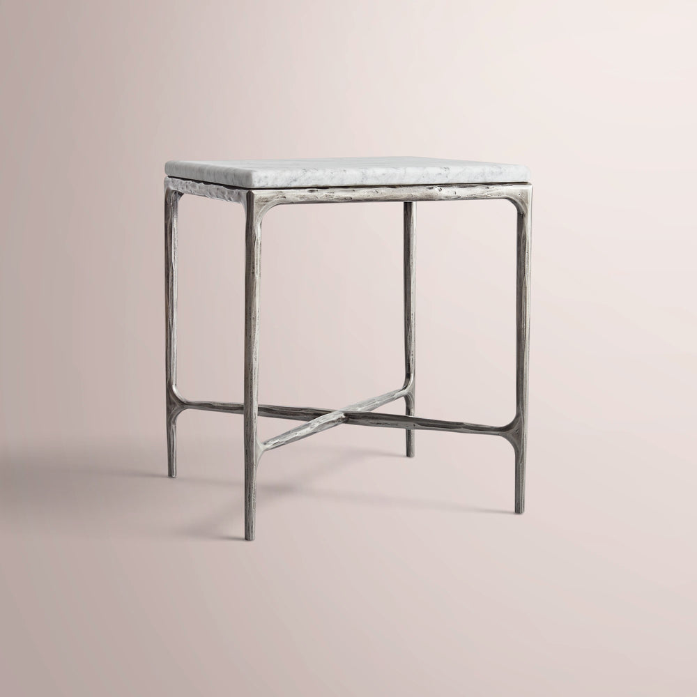 Calix Marble Square Side Table & Drink Table