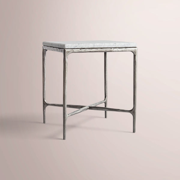 Calix Marble Square Side Table & Drink Table