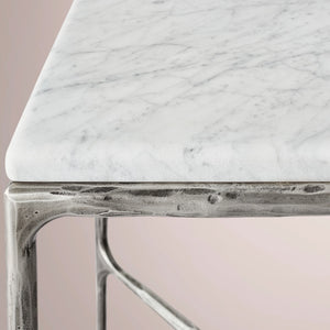 Calix Marble Square Side Table & Drink Table