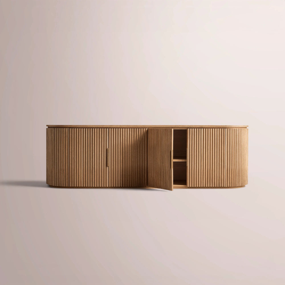 Solenne Low Media Console