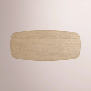 Ethenra Pedestal Rectangular Dining Table