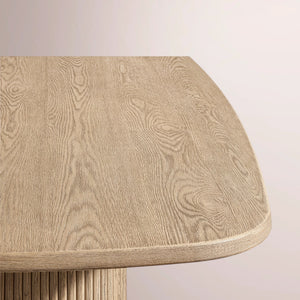 Ethenra Pedestal Rectangular Dining Table