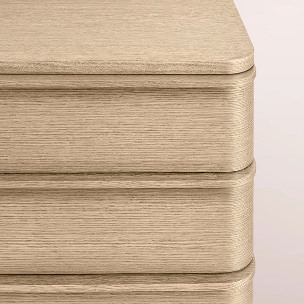 Linee Closed Nightstand