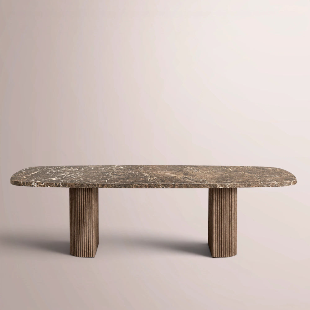 Ethenra Emperador Rectangular Dining Table