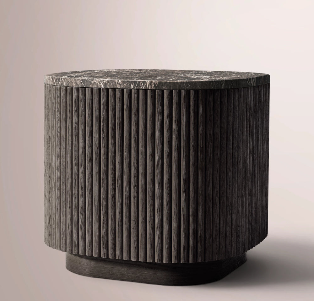 Ethenra Emperador Square Side Table