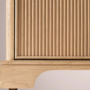 Celestine Reeded Closed Nightstand