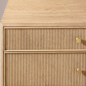 Celestine Reeded Closed Nightstand