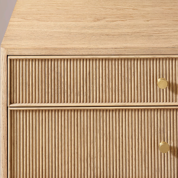 Celestine Reeded Closed Nightstand