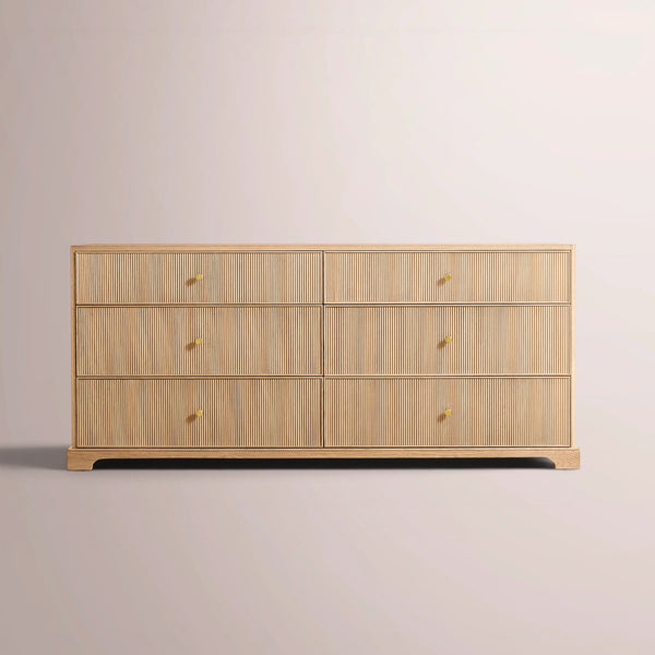 Celestine Reeded Drawer Dresser