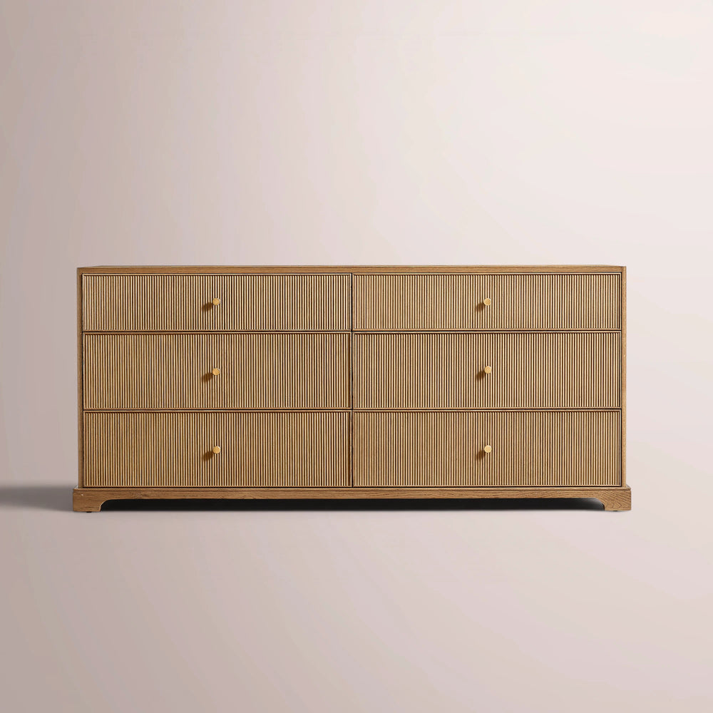 Celestine Reeded Drawer Dresser
