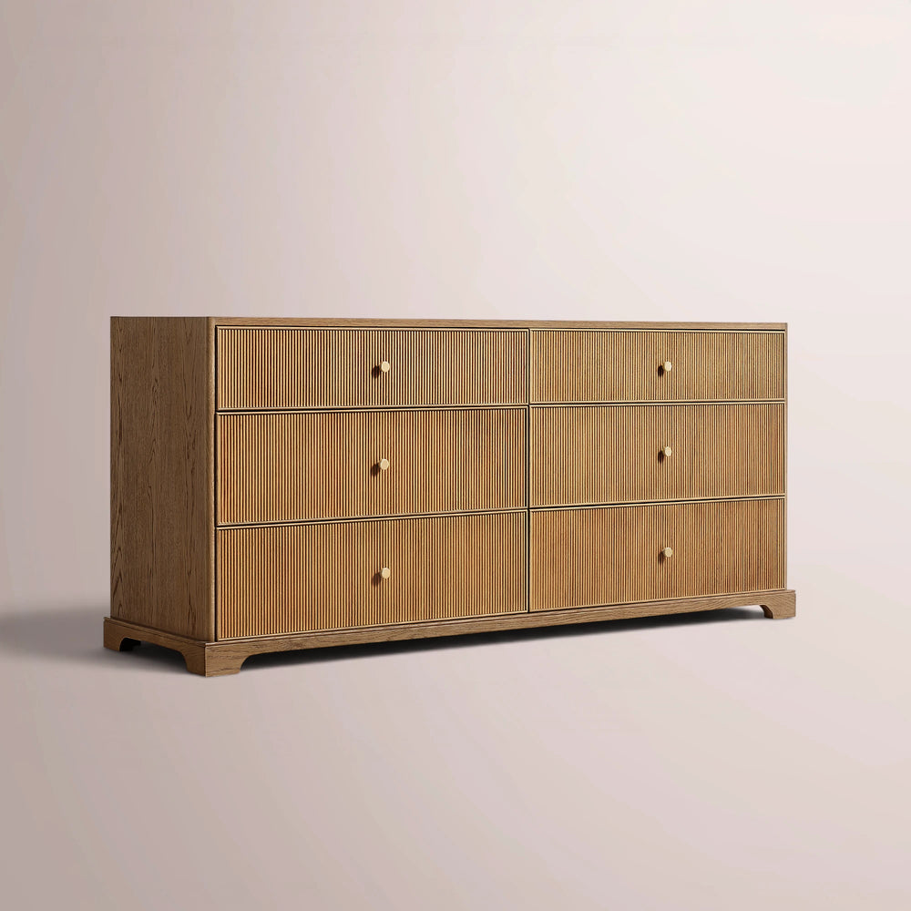 Celestine Reeded Drawer Dresser