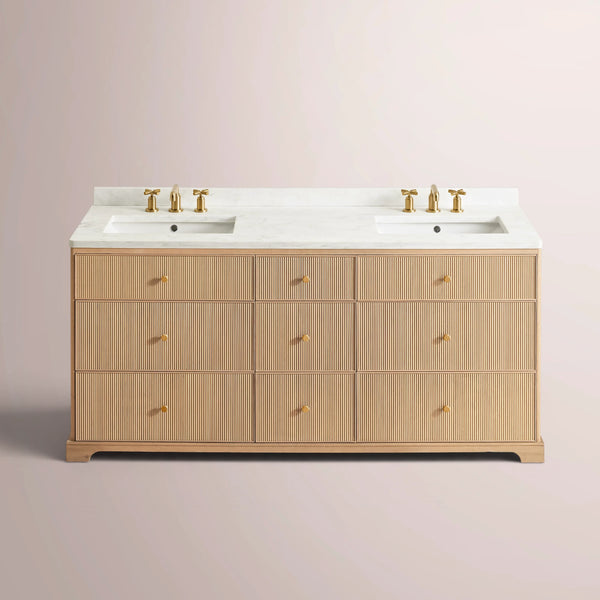 Celestine Reeded Double Vanity