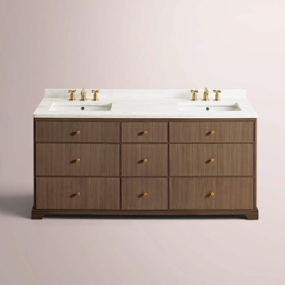 Celestine Reeded Double Vanity