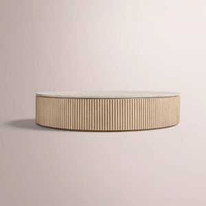 Solenne Emperador Round Coffee Table