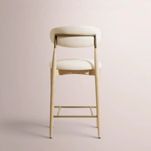 Valoren Armless Fabric Bar & Counter Stool