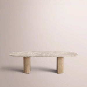 Ethenra Emperador Rectangular Dining Table