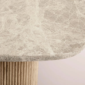 Ethenra Emperador Rectangular Dining Table