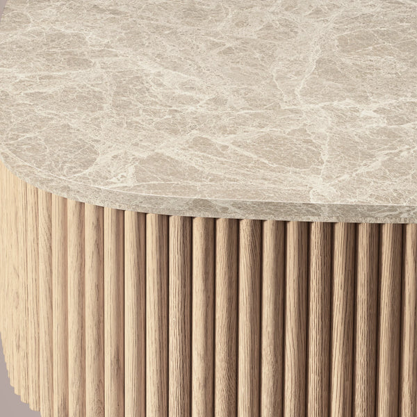 Ethenra Emperador Plinth Rectangular Coffee Table