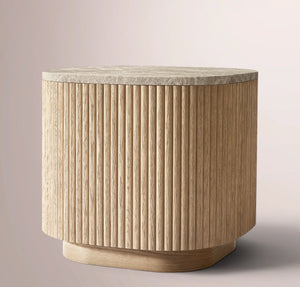 Ethenra Emperador Square Side Table