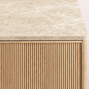 Celestine Emperador Reeded Sideboard
