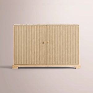 Celestine Emperador Reeded Sideboard