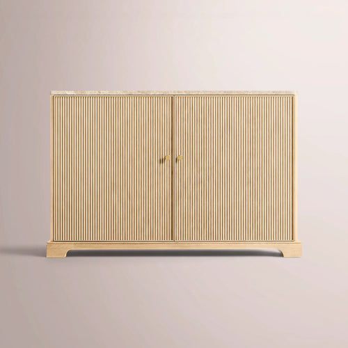 Celestine Emperador Reeded Sideboard