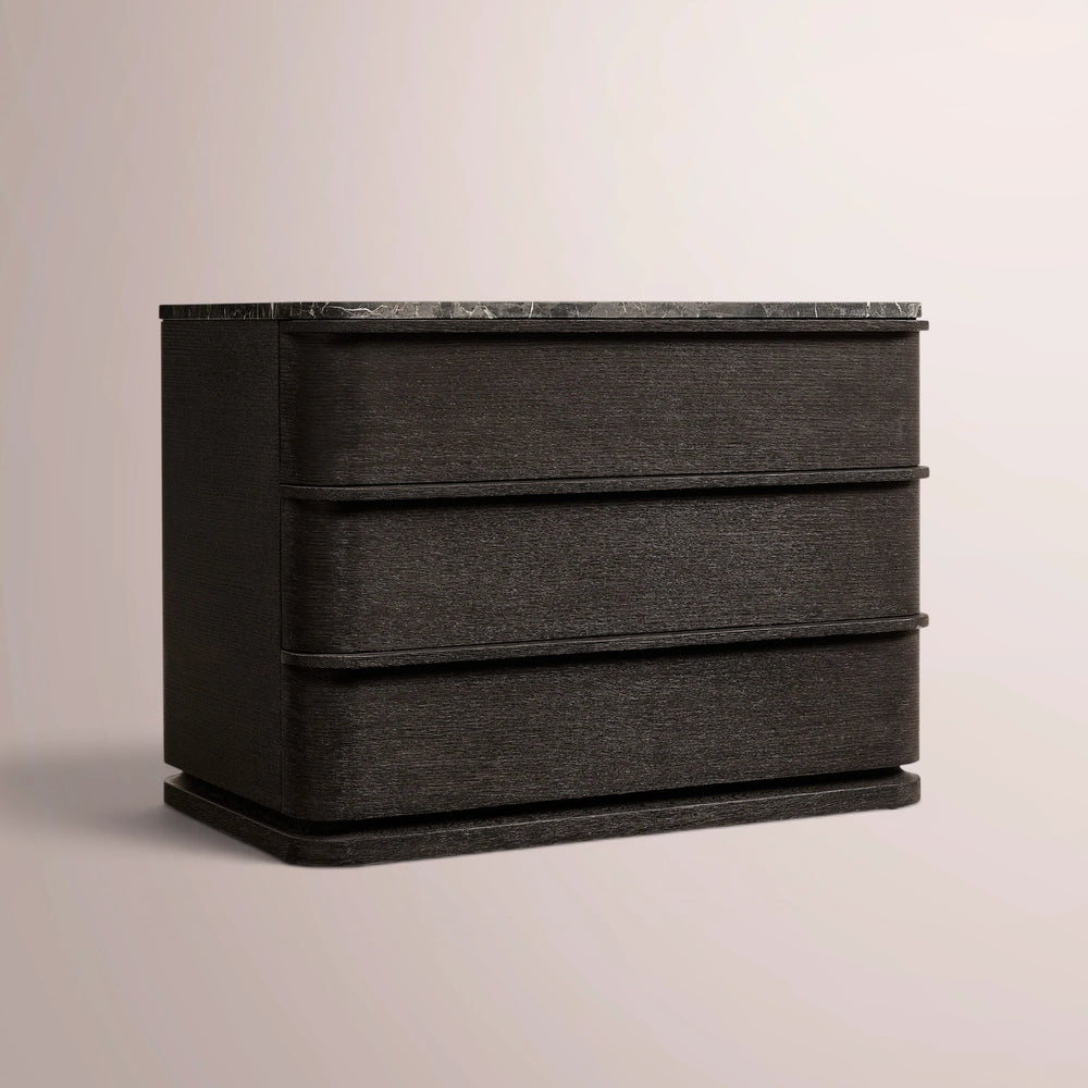 Linee Emperador Closed Nightstand