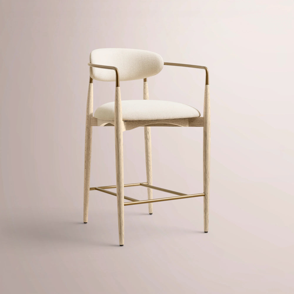 Valoren Fabric Bar & Counter Stool