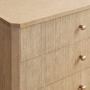Lucienne Reeded Closed Nightstand
