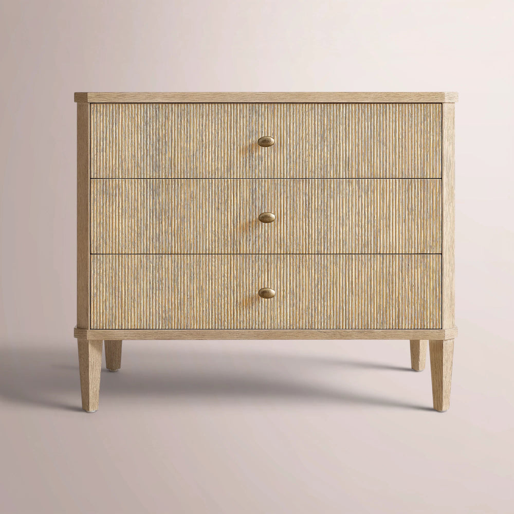 Lucienne Reeded Closed Nightstand