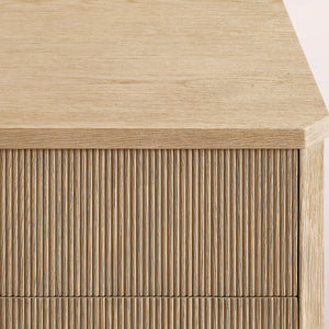 Lucienne Reeded Closed Nightstand