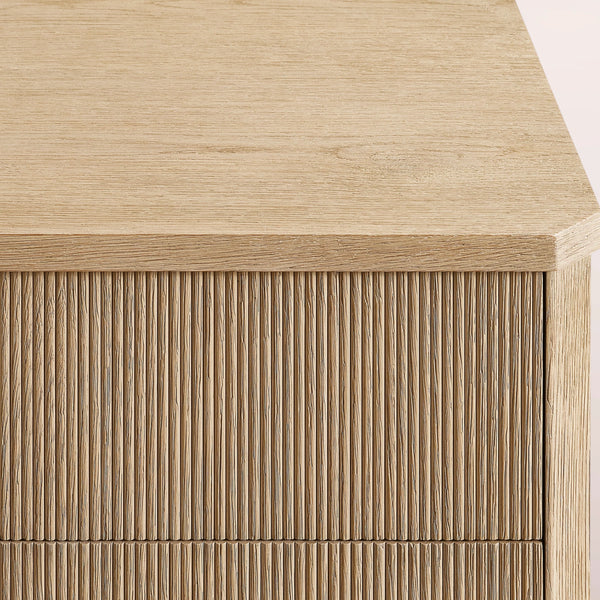 Lucienne Reeded Closed Nightstand