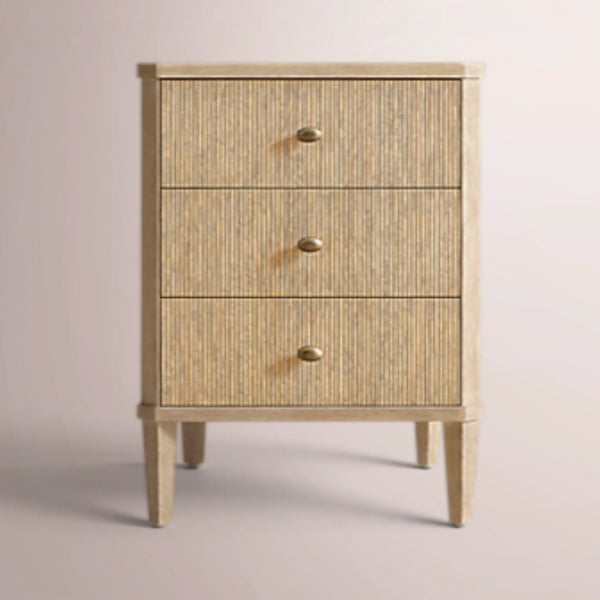 Lucienne Reeded Closed Nightstand
