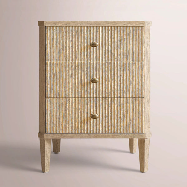 Lucienne Reeded Closed Nightstand
