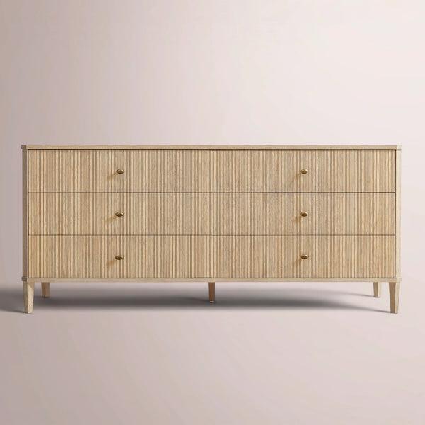 Lucienne Reeded Drawer Dresser