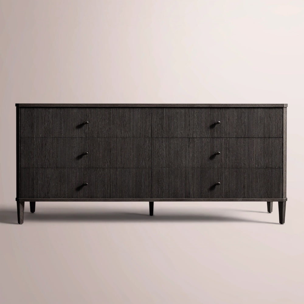Lucienne Reeded Drawer Dresser