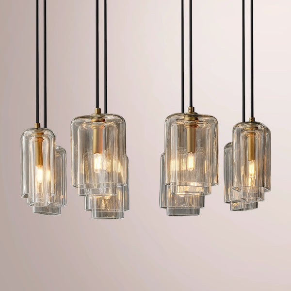 Lucerne Clear Glass Round Chandelier