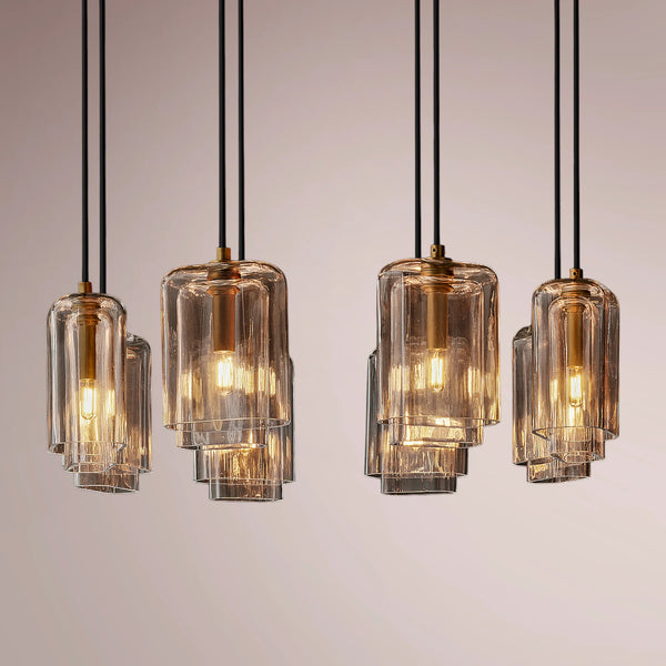Lucerne Clear Glass Round Chandelier