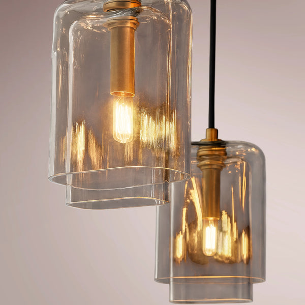 Lucerne Clear Glass Cluster Chandelier