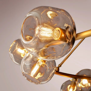 Virelle Bubble Clear Glass Round Chandelier